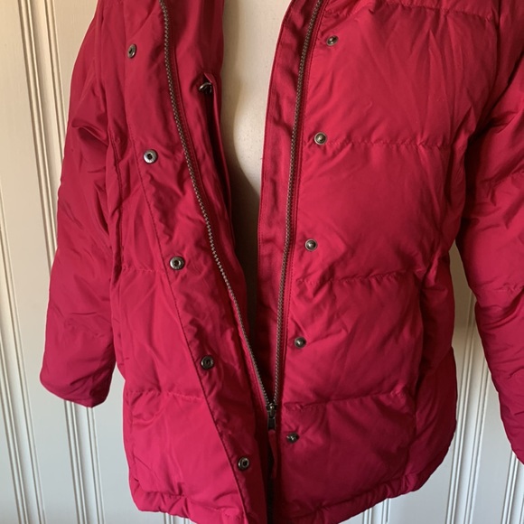 L.L. Bean Puffer Coat Raspberry Size SP - Picture 3 of 8